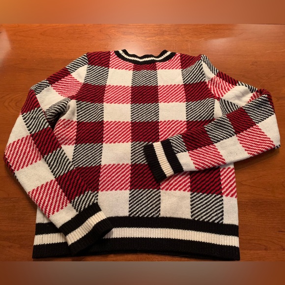 RAG & BONE Gabby plaid check v-neck - Picture 6 of 13